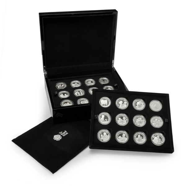 2014-2015 Elizabeth II-Princess to Monarch 24-Coin Fine Silver Set 