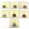 Image 1 : 5-cent 1938-1944 ICCS MS60 to MS63. 7pcs