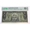 Image 1 : 360-24-02a 1917 Banque d'Hochelaga $5 PMG VF25 Vaillancourt-Various, Blue SN, SN: 1061764 ppA