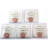 Image 2 : 1-cent 1982, 1984, 1985, 1987 & 1988 ICCS PF67 UHC Red. 5pcs.