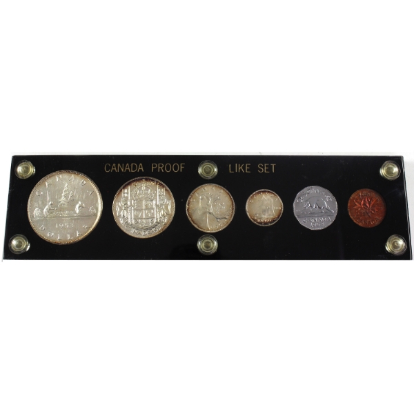 1953 Year Set in Vintage Screw Holder