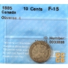 Image 1 : 10-cent 1885 Obverse 4 CCCS F15