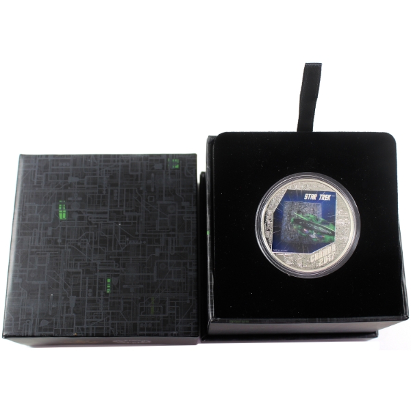 2017 $20 Star Trek - The Borg 1oz .9999 Fine Silver (Tax Exempt)