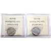 Image 2 : 5-cent 1951 Low Relief & Commemorative ICCS MS65. 2pcs.