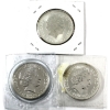 Image 2 : 1oz Great Britiain 1998-2010 2 Pounds Britannia .999 Fine Silver Coins. 3pcs. (Tax Exempt)
