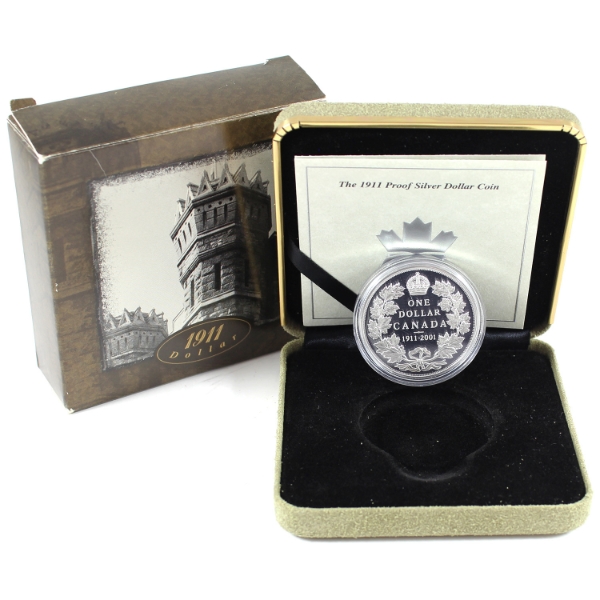 2001 Anniversary of the 1911 Dollar Proof Sterling Silver Dollar