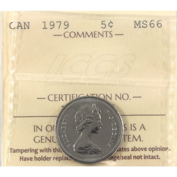 5-cent 1979 ICCS MS66