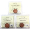Image 2 : 1-cent 1964, 1968 & 1969 Victoria North ICCS MS66 Red. 3pcs
