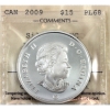 Image 1 : 2009 $15 Vignettes of Royalty Series - Queen Elizabeth II (# 5) .925 Fine Silver ICCS PL68