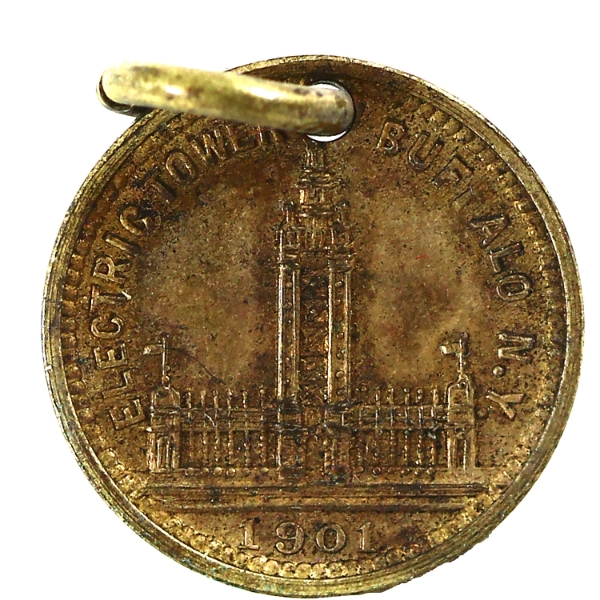 1901 Pan-Am Expo Electric Tower Lord's Prayer Token