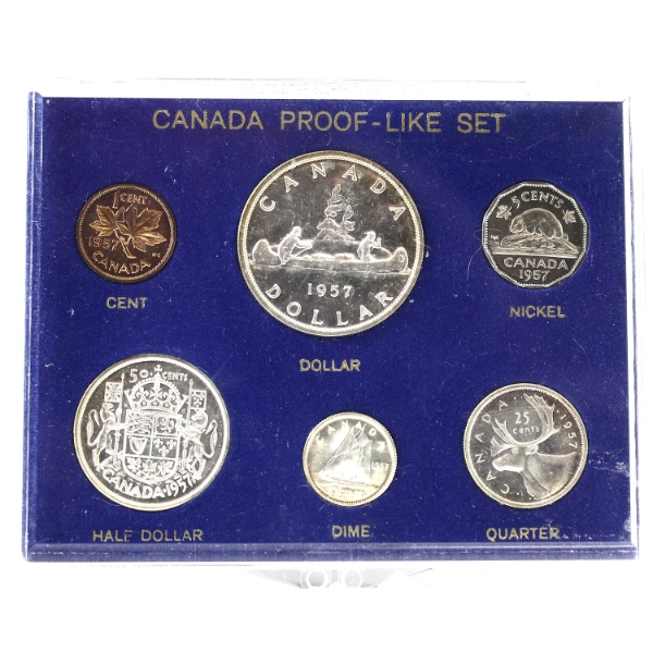1957 Proof-Like Set in Plastic Holder