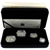 Image 1 : 2004 Arctic Fox .9999 Fine Silver 4-Coin Fractional Set (Tax Exempt)