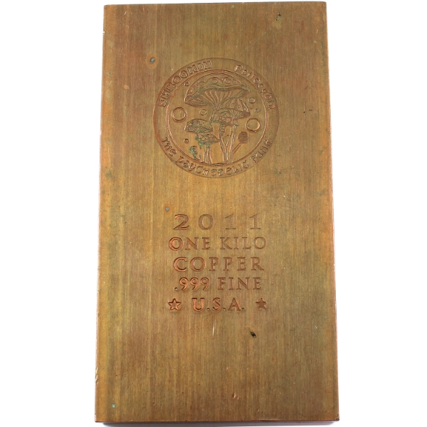 1 Kilo USA 2011 Shroomin Psilocubin - The Psychedelic Funk .999 Fine Copper Bar
