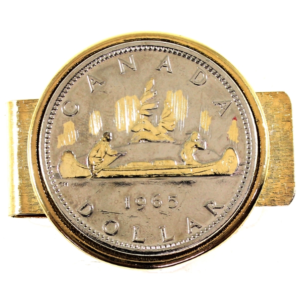 Silver $1 1965 Money Clip