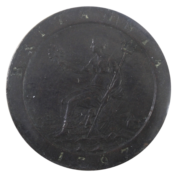 Great Britain 1797 Penny ICCS EF40