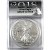Image 1 : 1oz USA 2018 $1 Silver Eagle ANACS MS70 .9993 Fine Silver Coin (Tax Exempt)