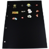 Image 2 : Bulk Collection of 36x Assorted Pins in Large Leuchturm Pin Album. 36pcs 