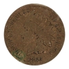 Image 1 : USA 1860 1-cent Pointed Bust F-VF (Impaired)