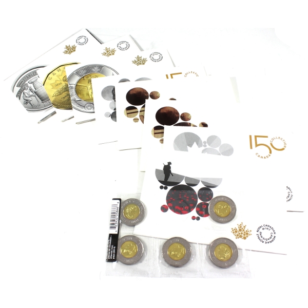 9x 2014-2017 Uncirculated Coin Sets. 9 Sets.