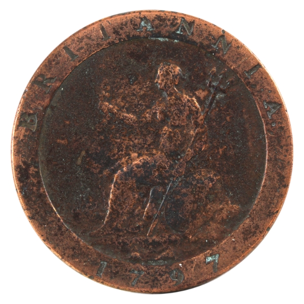 Great Britain 1797 Penny F-VF (Impaired)