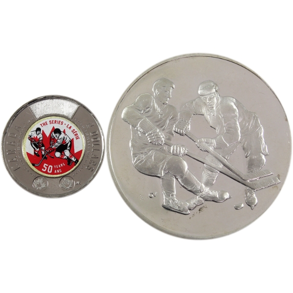 Lot of 2 Summit Series Commemorative Medal and Coin. 2pcs 