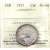 Image 1 : 25-cent 1957 ICCS PL66