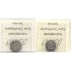 Image 2 : 10-cent 1980 Narrow 0 NBU MS65 & 2006P MS66 ICCS. 2pcs.