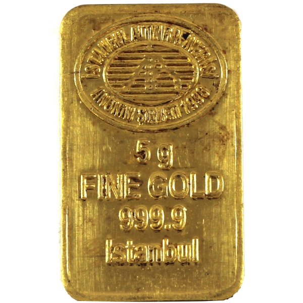 5g Istanbul Gold Refinery .9999 Fine Gold Bar (Tax Exempt)