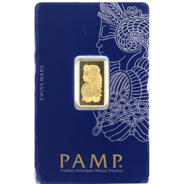 5g PAMP Suisse .9999 Fine Gold Bar (Tax Exempt)