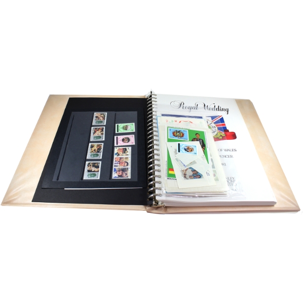 1981 The Royal Wedding of HRH Prince Charles & Lady Diana Spencer Stamp Album
