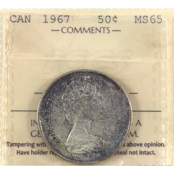 50-cent 1967 ICCS MS65