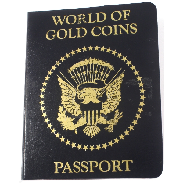 2004 Gold $1 GML 1/20oz .9999 Fine Gold Coin in World of Coins Passport (Tax Exempt)