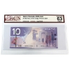 Image 1 : RADAR BC-68a-N1-iii 2005 $10 3 digit RADAR BCS CUNC63 Original Jenkins-Dodge, Printed in 2007 