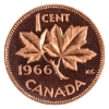 Image 2 : 1-cent 1966 ICCS PL67 Red; UHC