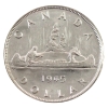 Image 2 : Silver $1 1945 5/5 Prestige Certified MS62. Nice blast white coin