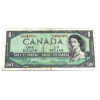 Image 3 : ERROR BC-37b-E23-i 1954 $1  Pre-Print Crease BCS F12 Beattie-Rasminsky