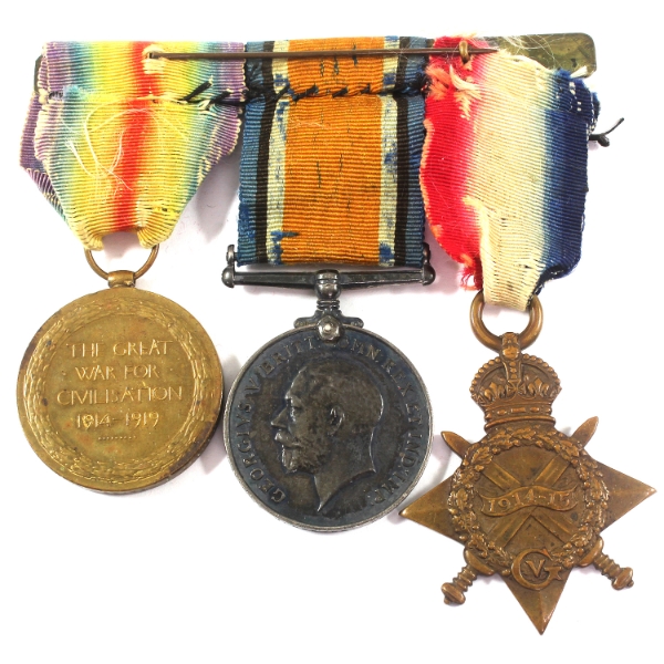 Great Britain WWI Medals Awarded To J. Reeves. 3pcs
