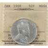 Image 1 : 50-cent 1908 ICCS MS64