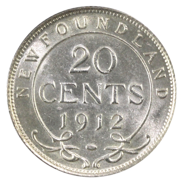 Newfoundland 20-cent 1912 UNC+