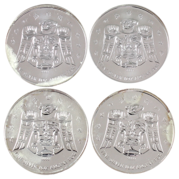 4x 2009 $5 Olympic Raven Commemorative SML. 4pcs (Tax Exempt)