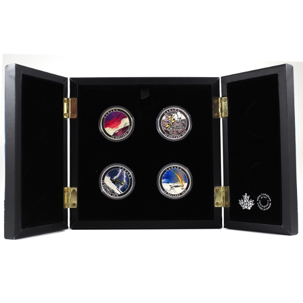 2015-2017 $20 Weather Phenomenon Series 1oz .9999 Fine Silver 4 Coin Set