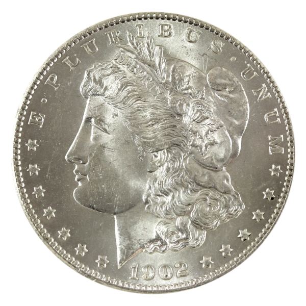 USA Silver 1902O Morgan Dollar Choice BU