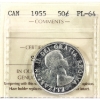 Image 14 : 1955 Proof Like Set ICCS PL64 to PL65 in 6-Pocket Sheet. 6pcs.