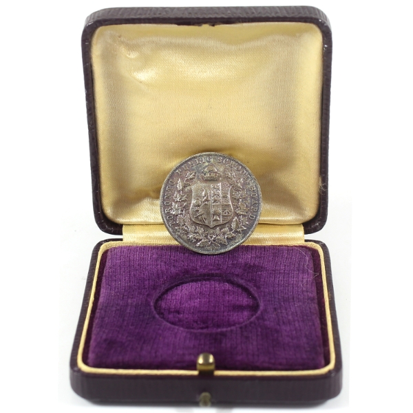 Canada N.D. Toronto Public School Board 8 Years Good Conduct Medal 11g-Sterling Silver, 28.5mm.