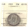 Image 1 : 25-cent 1910 ICCS AU55
