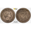 Image 2 : Italian States-Sardinia Silver 1827L Lira Eagle PCGS VF30