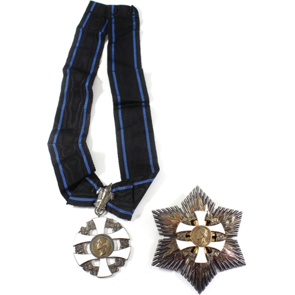 Slovakia c. 1940 Order of the Slovakian Cross Class I Grand Cross Civilian Badge & Star *RARE*