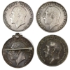 Image 2 : Group Lot of 4x WWI 1914-1918 3x Named & Unnamed Canada War Sterling Silver Medals. 4pcs.