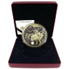 Image 3 : 2019 $125 The Benevolent Dragon Fine Silver with Gold Plating. (Tax Exempt)