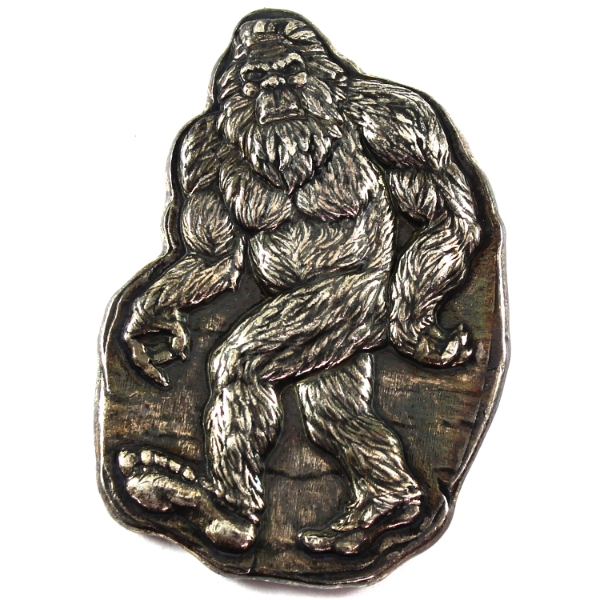 3oz MPM Limited Edition Bigfoot .999 Fine Silver Art Bar (Tax Exempt)